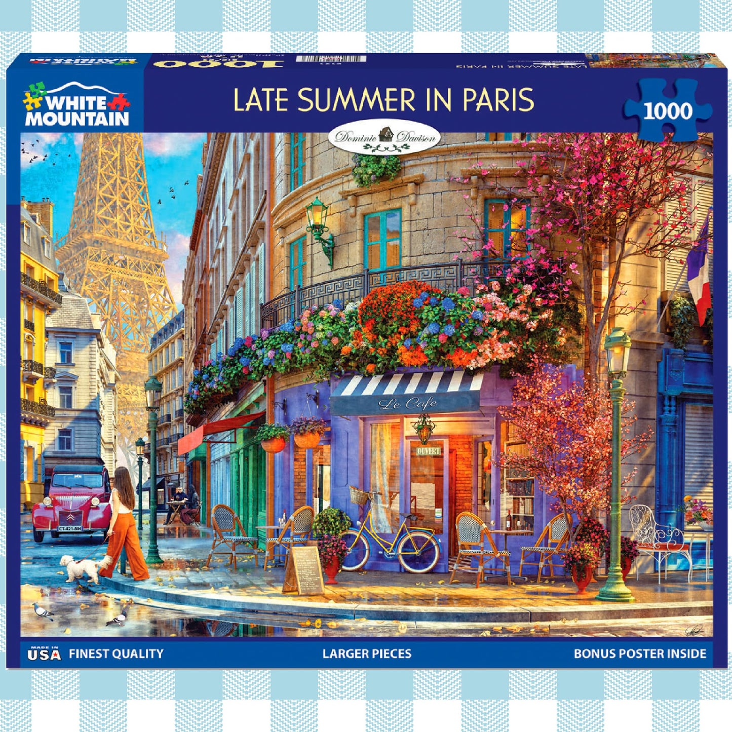 White Mountain 1000 Piece Jigsaw Puzzle France Street, Late Summer in Paris