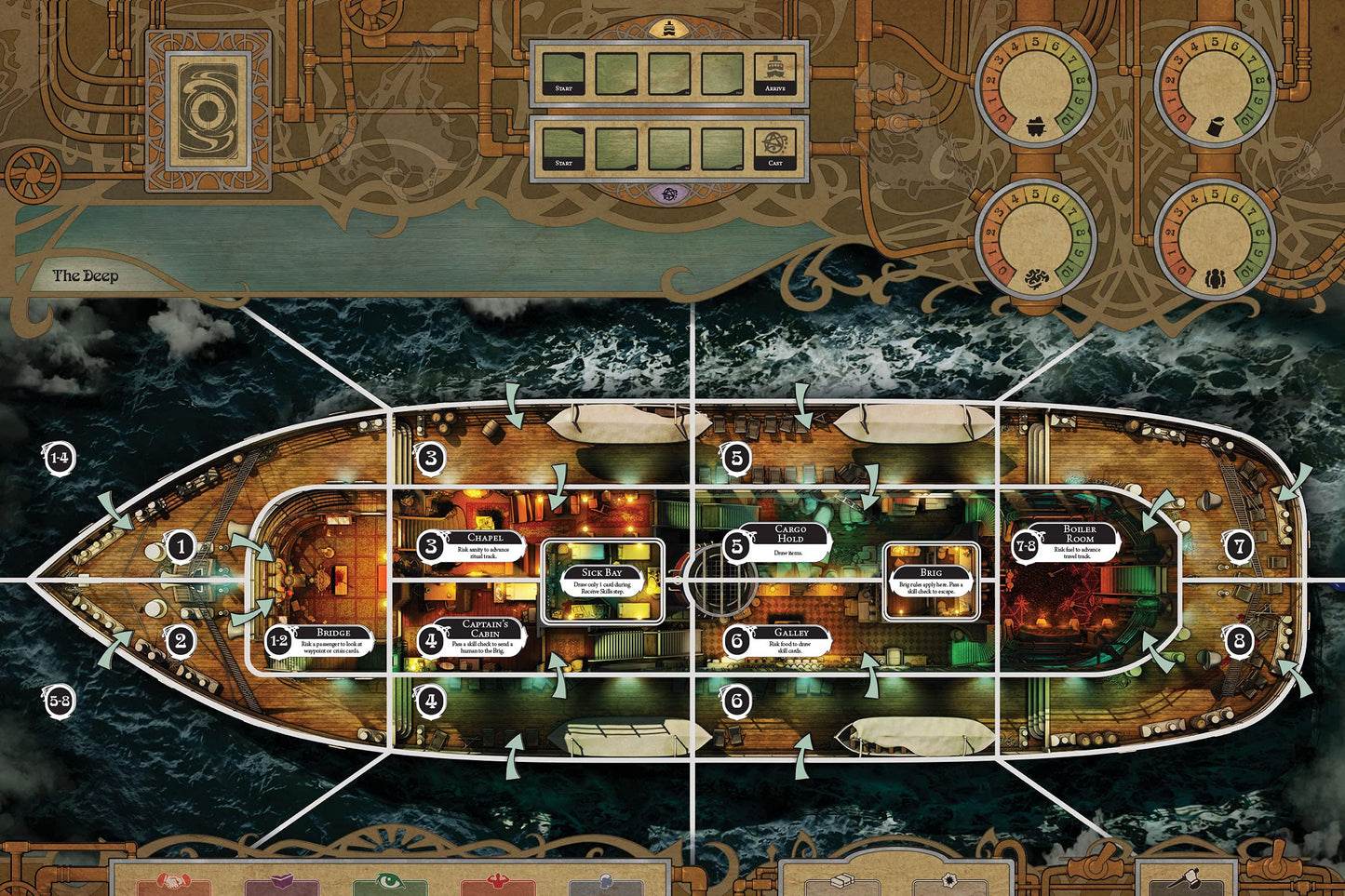 Unfathomable | Strategy Game for Teens and Adults | Arkham Horror | Hidden Traitor Board Game | Ages 14+ | 3-6 Players | Average Playtime 120-240