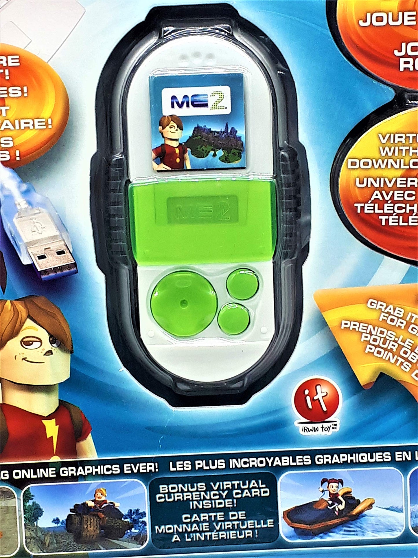 iToys Inc. ME2 White and Green