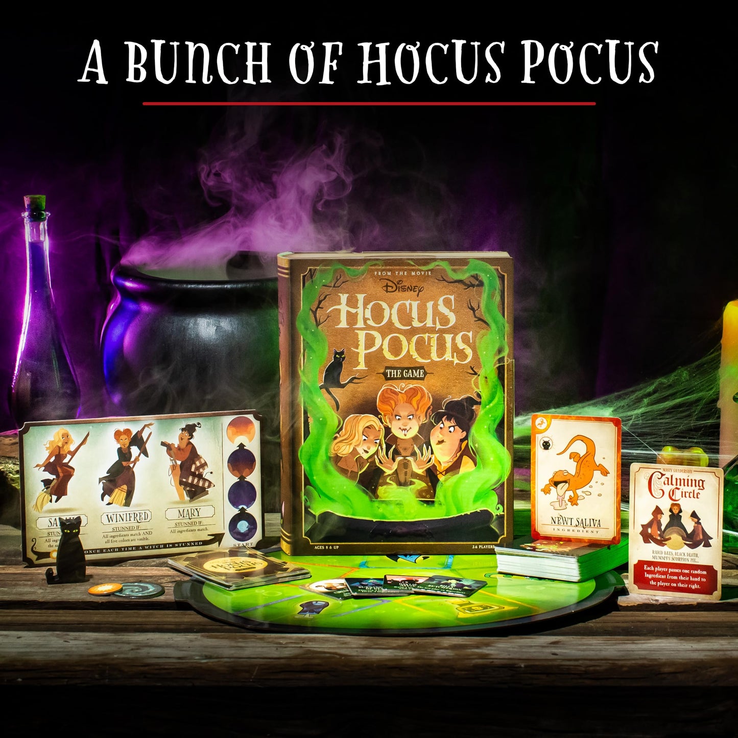 Ravensburger Disney Hocus Pocus Game - Engaging Puzzle for Ages 8 and up | Brain-Boosting Activity | Fun for Fans of Hocus Pocus | Great Gift for Kids