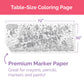 KangaToys Large Coloring Poster Ages 4 and Up Princess Theme 30 x 72 Inches Rolled Ideal Size for Parties and Group Activities