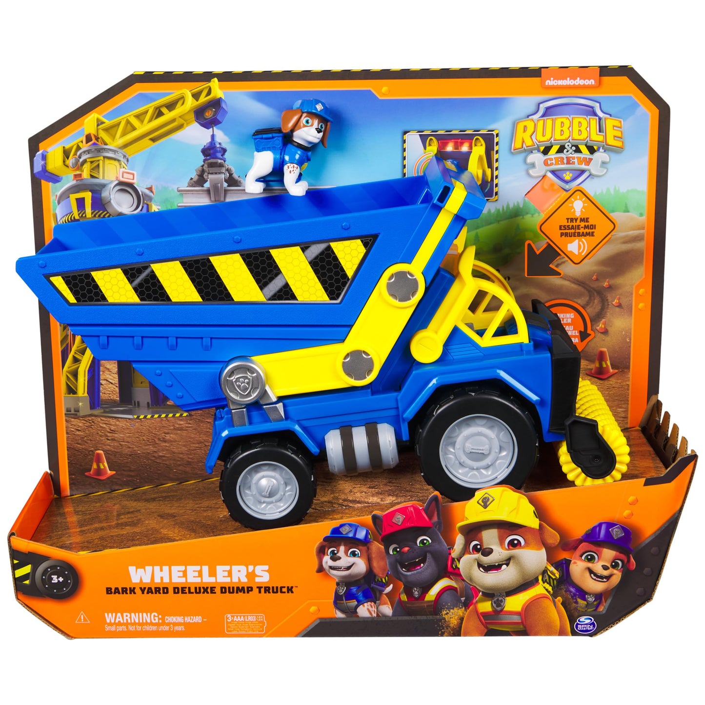 Rubble & Crew Toy Vehicle Deluxe Wheeler Dump Truck