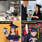 DolliBu Grey Rabbit Graduation Plush Toy - Soft Huggable Graduation Stuffed Animal Dress Up with Gown and Cap with Tassel Outfit with Personalization