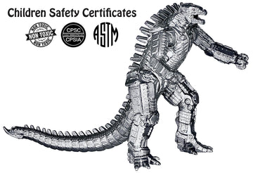 TwCare MechaGodzilla Mecha Monster vs. Kong Toy Action Figure, 2021 Movie Series Movable Joints King of The Monsters Dinosaur Birthday Kid Gift