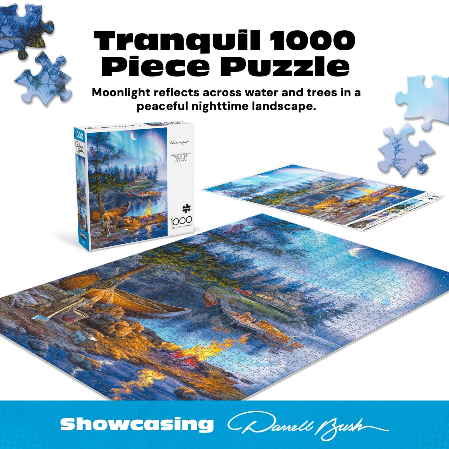 Buffalo Games - Magical Moonlight - 1000 Piece Jigsaw Puzzle for Adults