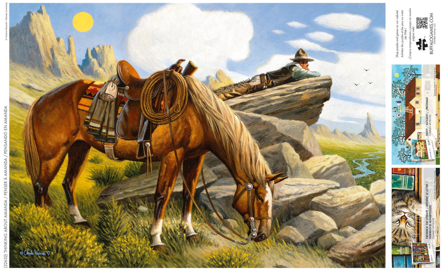 Buffalo Games - Charles Wysocki - Thinking About - 300 Large Piece Puzzle