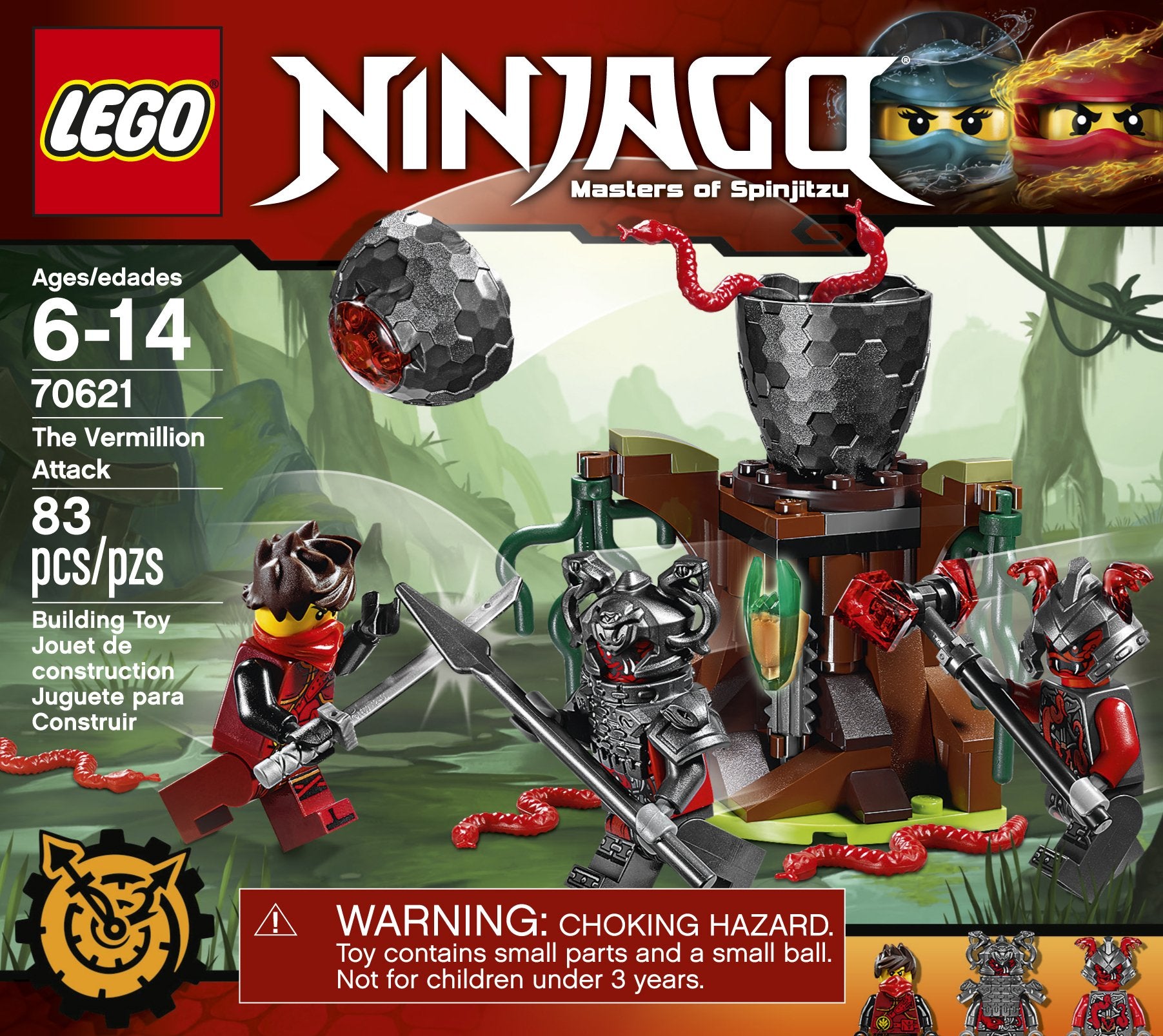 LEGO Ninjago The Vermillion Attack 70621 Building Kit (83 Piece)