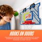 Franklin Sports NERFOOP Elite Over-the-Door Basketball Hoop Set