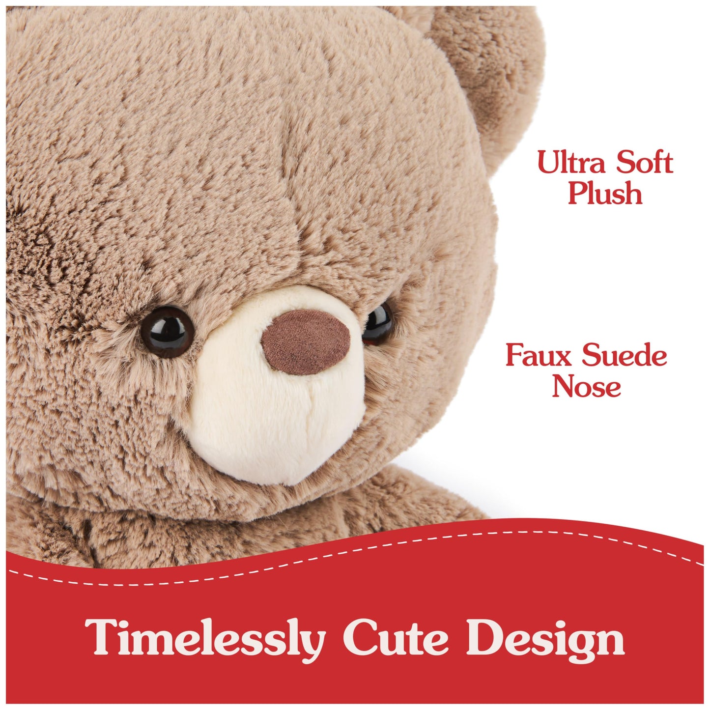 GUND Kai Teddy Bear Plush Toy, Premium Stuffed Animal for Ages 1 and Up, Taupe, 12”