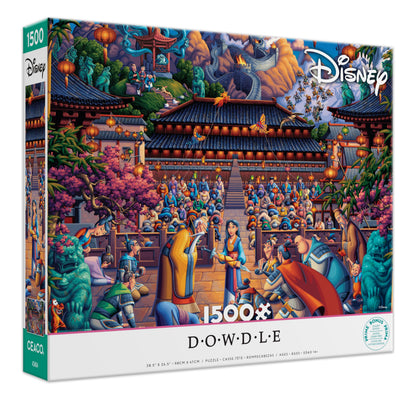 Ceaco - Disney Mulan the Face in the Mirror - 1500 Piece Puzzle for Adults