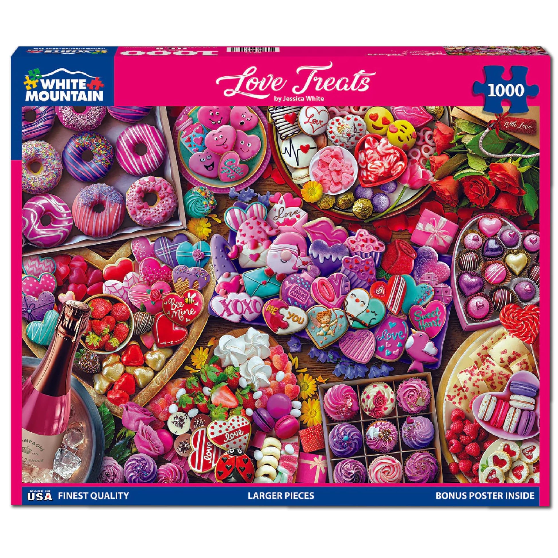 White Mountain Puzzles Love Treats Puzzle, 1 EA