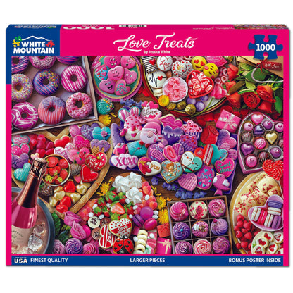 White Mountain Puzzles Love Treats Puzzle, 1 EA