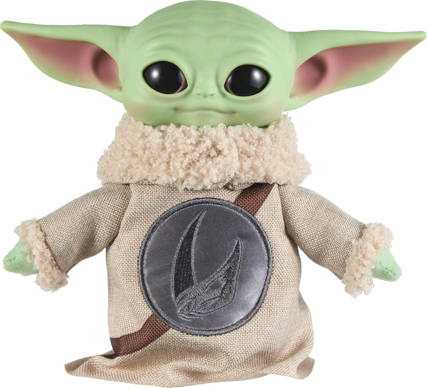 Mattel Star Wars the Mandalorian & Grogu Movie Grogu 6-inch Tall Plush with Embroidered Rondel Design on Chest Vinyl Head Soft Plush Body and Hands