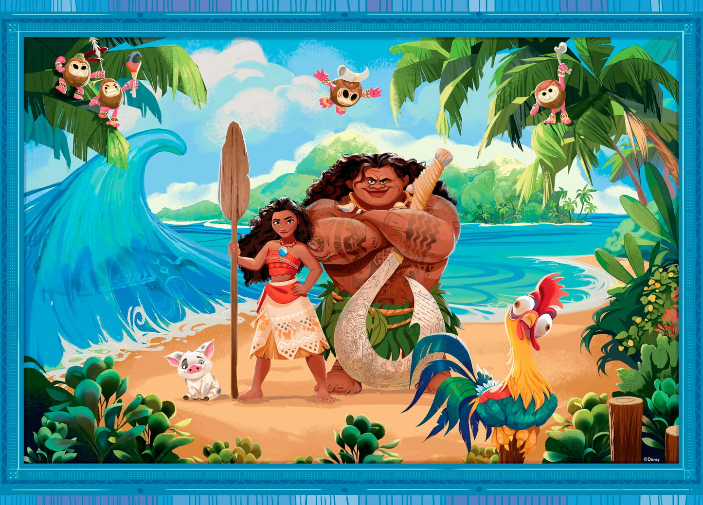 Ceaco - Disney Moana and Maui - 1000 Piece Jigsaw Puzzle for Adults