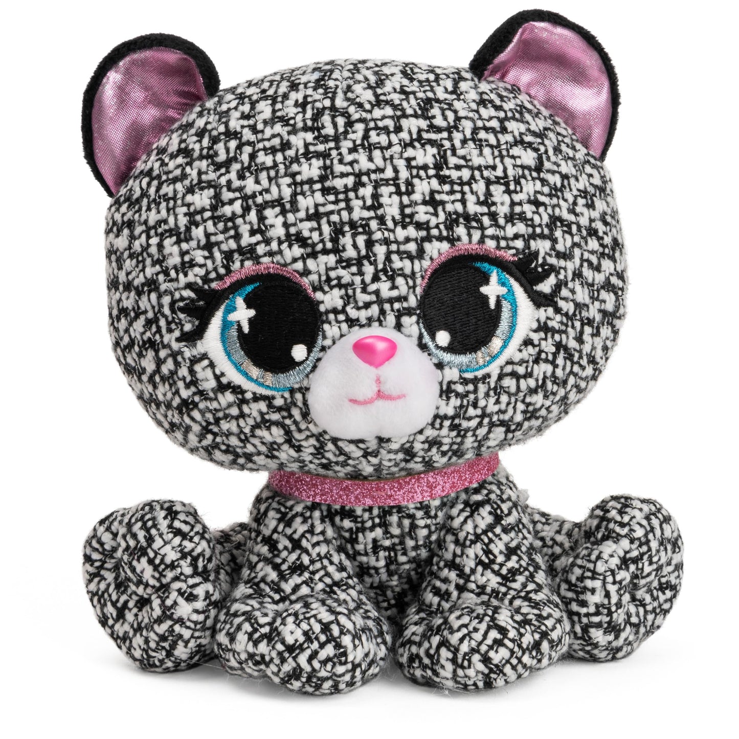 GUND P.Lushes Designer Fashion Pets Khloe O’Bearci Teddy Bear Premium Stuffed Animal, Black and White, 6”