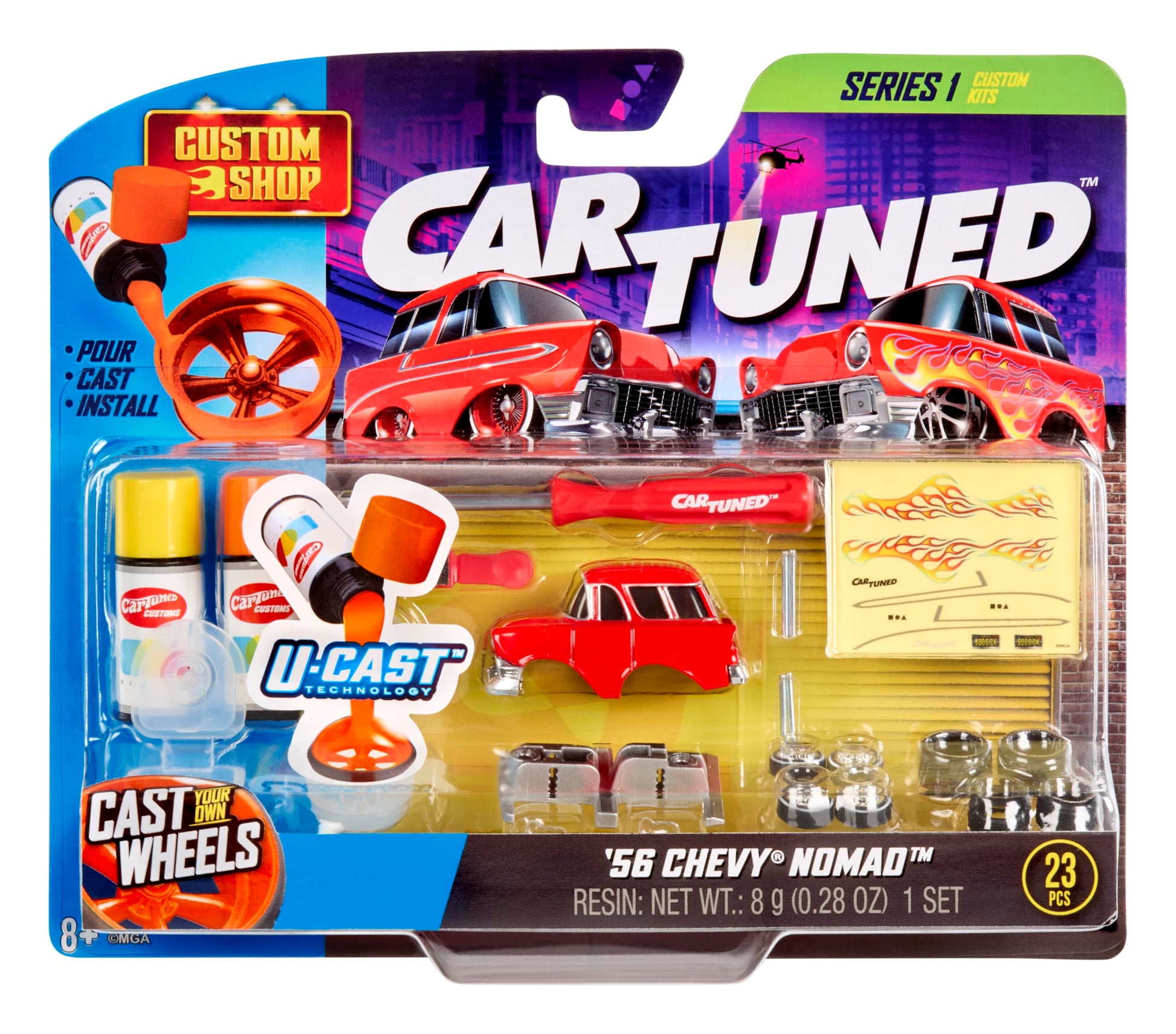 CarTuned Custom Model Kit - 1956 Chevy Nomad