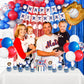 Baseball Party Decorations, Baseball Birthday Party Supplies Kit, Include Sport Themed Birthday banner, Foil Fringe,Hanging Swirls, Baseball Balloons