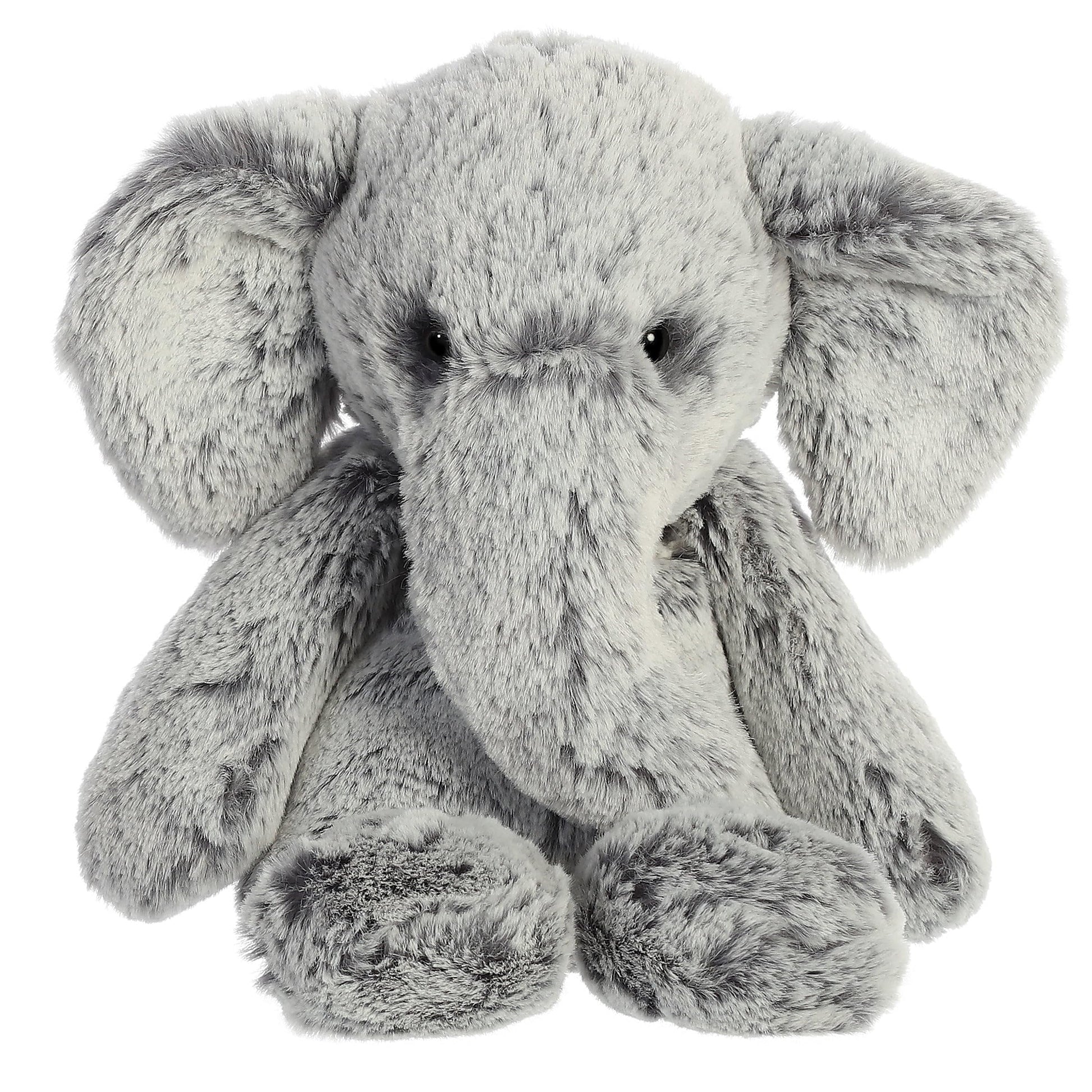 Aurora® Snuggly Sweet & Softer™ Elephant Stuffed Animal - Comforting Companion - Imaginative Play - Gray 9 Inches