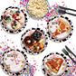 Birthday Galore Howdy Y’all Cowgirl Plates - 32 Pieces, 9" Round Disposable Tableware with Western Design Theme - Fun and Bright Colorful Tableware