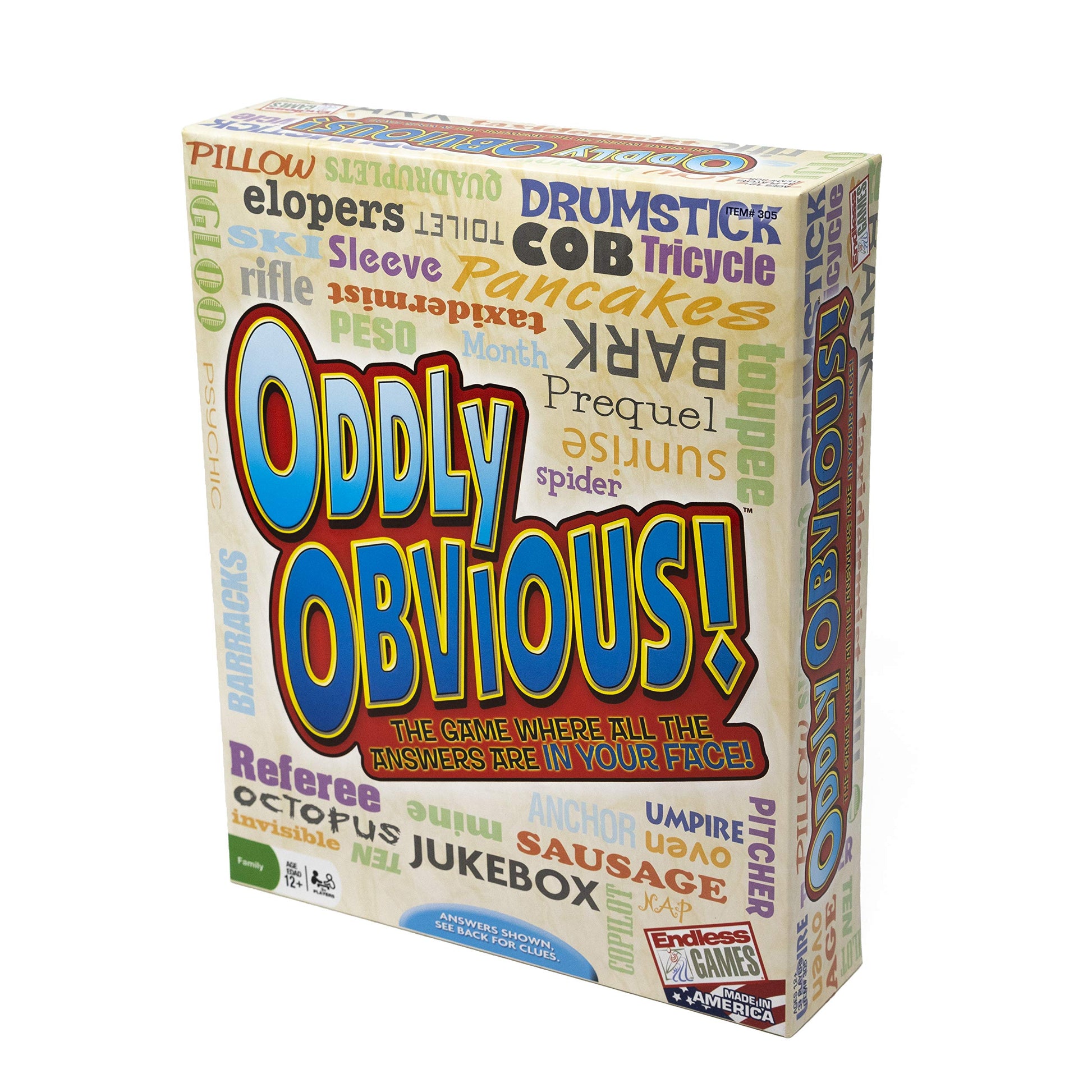 Endless Games Oddly Obvious! Card Game - Party Game Where The Answers are in Your Face