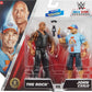 Mattel WWE Main Event Championship Showdown 2-Pack Action Figures & Accessory, Series #19 The Rock vs John Cena Collectible Set