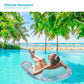 Keriday Inflatable Pool Float Chair - Floating Pool Chair Lounge Floats for Swimming Pool Water Chair Pool Lounger with Cup Holder Pool Toy Party