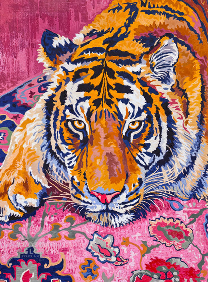 Cross & Glory | Jigsaw Puzzles for Adults | Bohemian Tiger Tapestry