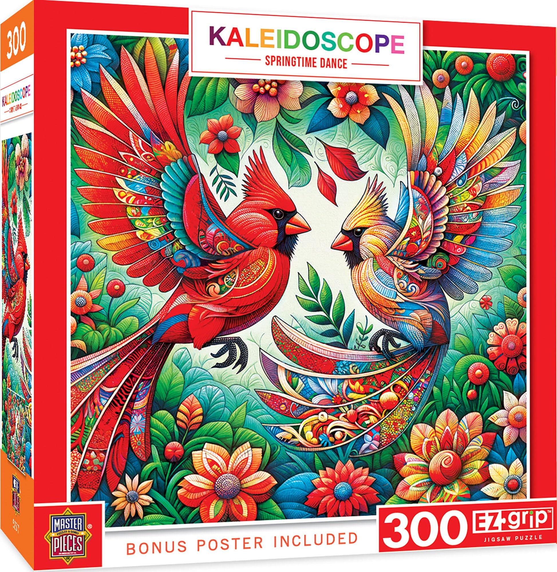 MasterPieces 300 Piece EZ Grip Jigsaw Puzzle for Adults, Family, Or Youth - Springtime Dance - 18" x 24"