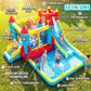 AKEYDIY Bounce House,Inflatable Water Slide Bounce Castle with Blower for Kids 3-10,Outdoor/Indoor Bouncy House Water Park for Backyard with 2 Splash