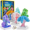 National Geographic Craft Kits for Kids - Crystal Growing Kit, Grow 6 Crystal Trees in Just 6 Hours, Educational Craft Kit with Art Supplies, Geode