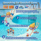 PARGAGAM Diving Pool Toys for Kids 80PCS, Bulk Underwater Gems, Seashells and Treasure Game Set with Storage Bag, Swimming Toys for Pool Party Summer