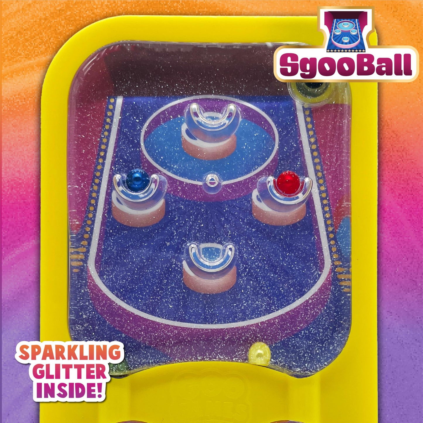 GooGames, Hand-Held Water Games with Floating Treasures, Sensory Fidget Game Adventures, Non-Toxic, No-Mess, Mesmerizing Glitter Fun, 3 Game Cards