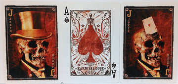 Bicycle Karnival RED Dose Deck Playing Cards -Redux Edition (Ltd Ed)