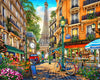 Majestic Value Brand 1000 Piece Jigsaw Puzzle of a Beautiful Street Scene of Paris in The Afternoon