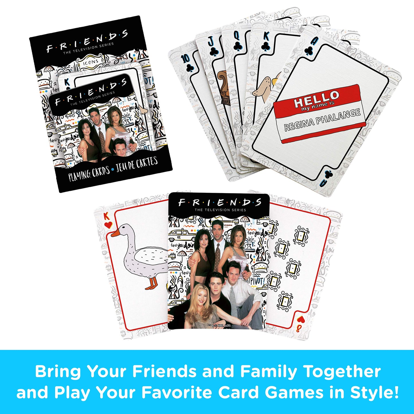 AQUARIUS Friends Icons Playing Cards