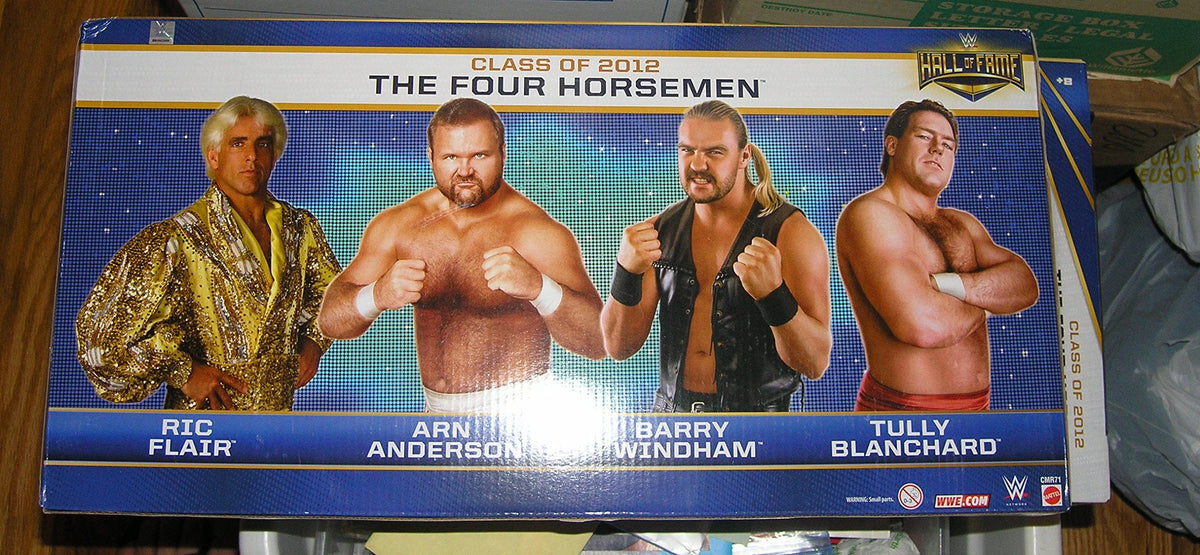 Mattel The Four Horsemen Hall of Fame WWE Elite 4 Pack Figures RIC Flair Arn Anderson Barry Windham Tully Blanchard