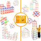 RAINBOW TOYFROG Straw Constructor Toys Stem Building Toys - 300 Pcs Connectors Toy Building Sets Kids Toys for Boys & Girls - Straw Building Set