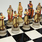 Medieval Times Crusades Chess Men Set Arabians vs Christians Crusade - NO Board