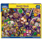 White Mountain 1000 Piece Jigsaw Puzzle Colorful Party Food, Mardi Gras