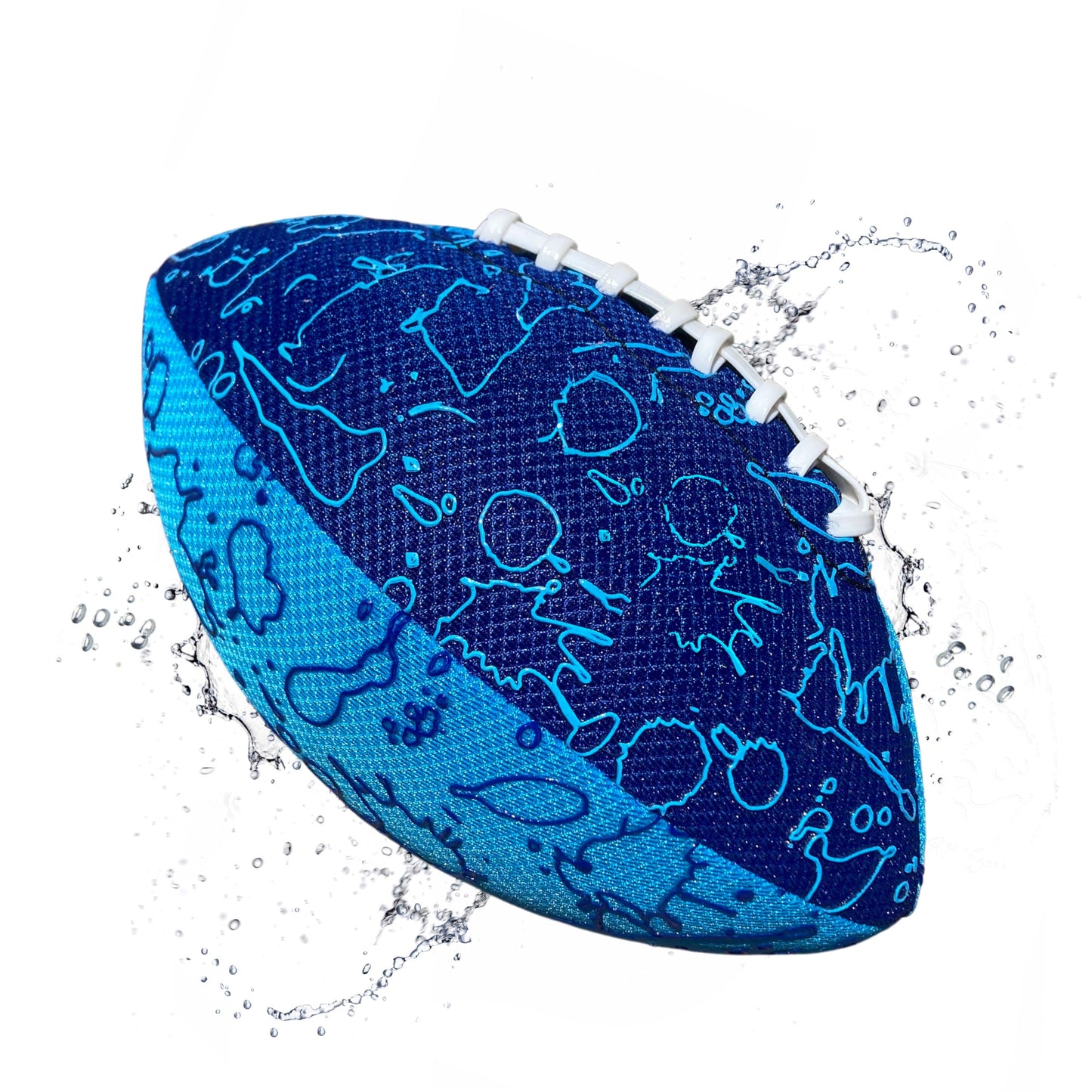 Waterproof Foam Football for Pool, Beach and Lake - 6.5 Inch Kids Size