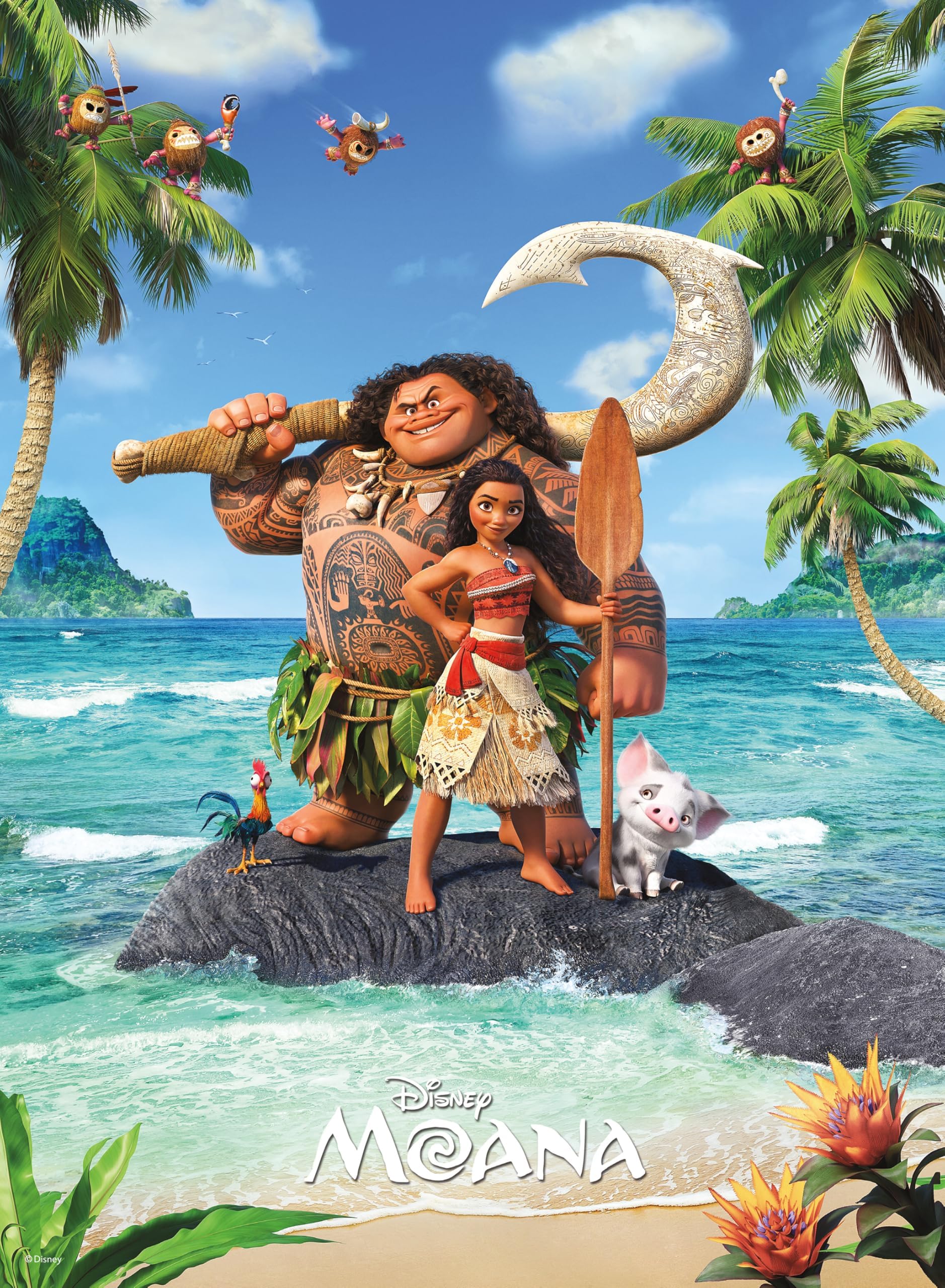 Ceaco - Disney Moana - 100 Piece Jigsaw Puzzle for Kids Ages 6-8