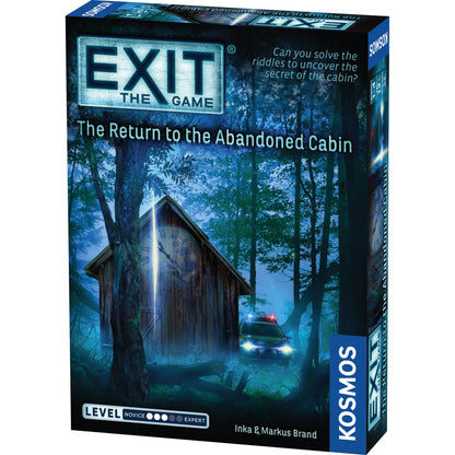 EXIT: The Return to The Abandoned Cabin | EXIT: The Game - A Kosmos Game | Family-Friendly, Card-Based at-Home Escape Room Experience | Collaborative