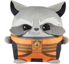 Mattel Marvel Cuutopia 10-inch Rocket Raccoon Plush Character, Super Hero Soft Rounded Pillow Doll, Collectible Toy for Kids & Fans Ages 3 Years Old