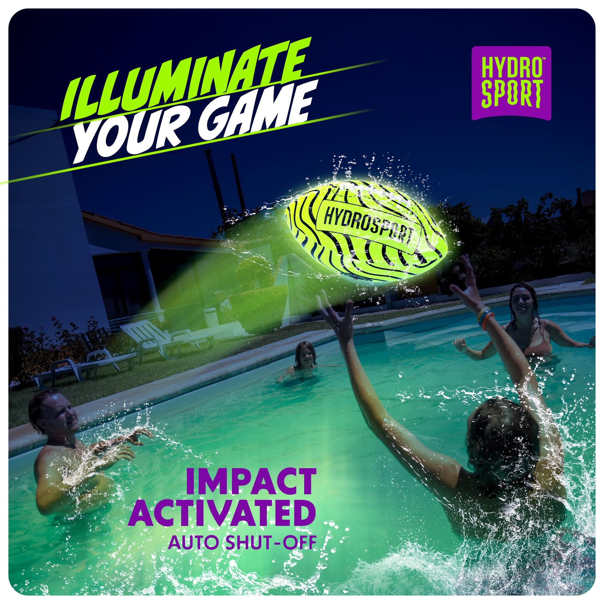 Light Up Water Football for Pool, Beach, Lake - Waterproof Pool Toys for Kids Ages 8-12 - Teen Boys Gift - Swimming Balls Sports - Family Games