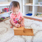 Montessori Object Permanence Box - Wooden Ball Drop Toy for Babies - Develops Spatial Awareness & Cognitive Skills - Engaging and Educational Roll