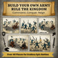 Liberty Imports Medieval Knights and Dragons Figures Playset - 42 Plastic Fantasy Soldier Figurines and Accessories Toys for Toddlers, Kids Imaginary