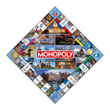 Monopoly Board Game - Saint Paul, MN Edition: 2-6 Players Family Board Games for Kids and Adults, Board Games for Kids 8 and Up, Great for Game Night
