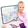 Speech Bubble Crayon Board | The Only Dry-Erase Lap Board for Visual & Hand Development | Crayons, Not Markers | Infant, Toddler, Kids, Classroom |