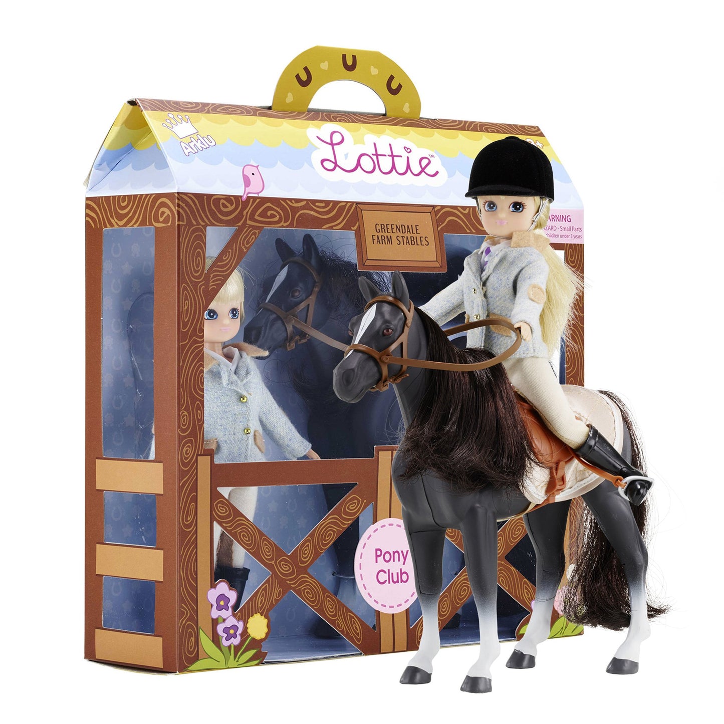 Lottie Pony Club Doll with Horse Set and Accessories