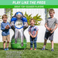 GoSports Football Toss Game for Kids - 4 ft Inflatable Receiver Touchdown Toss Game